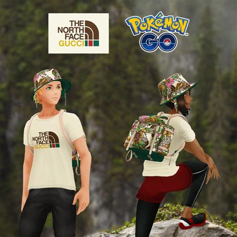 gucci and pokemon go|gucci north face free items.